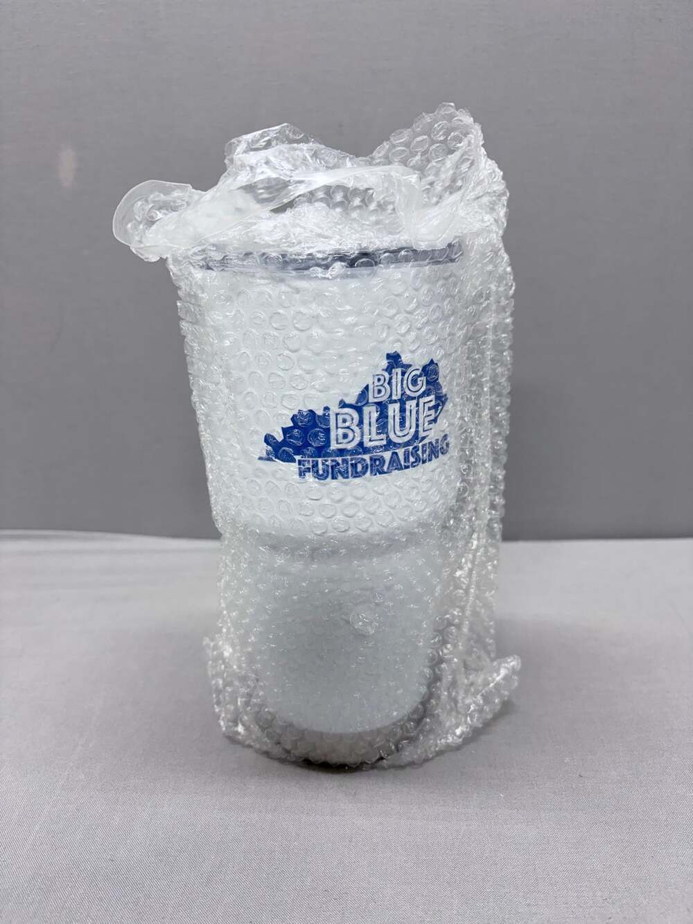 BNIB Fusion Drinkware Insulated Tumbler White Travel Mug Mid TN Fundraising 30oz